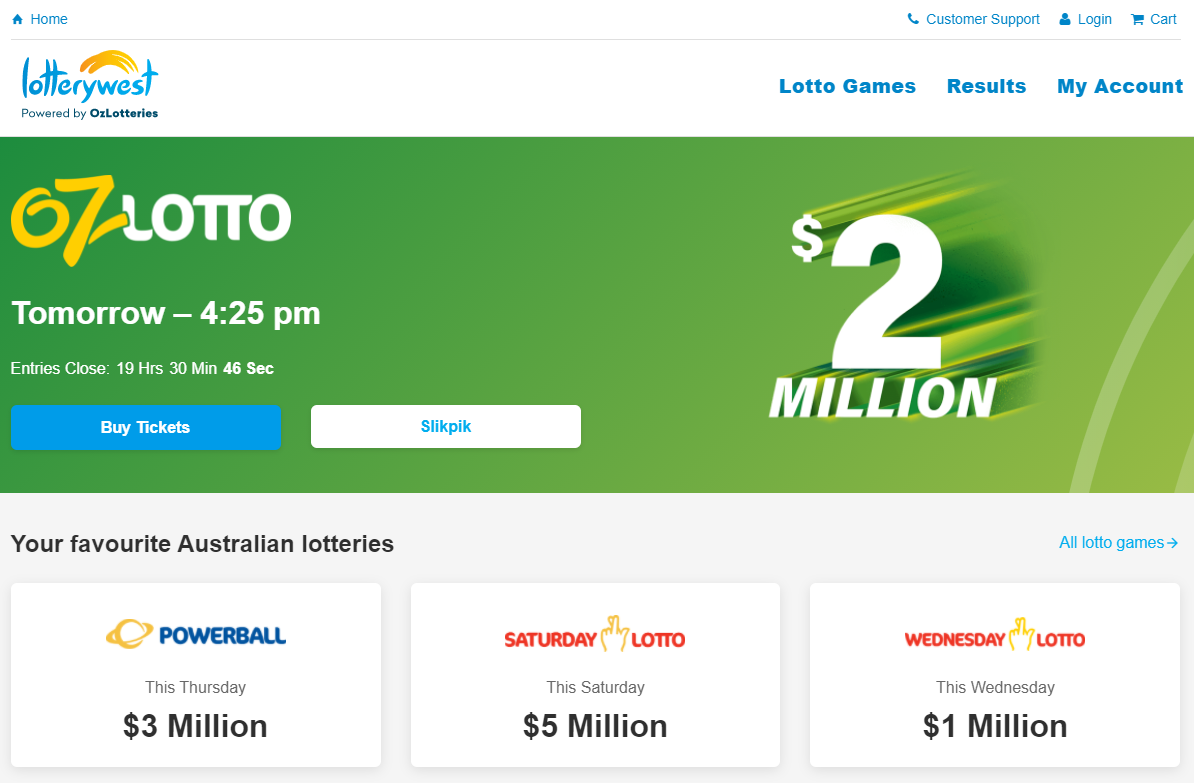 How do I play lotto online oz.lotterywest